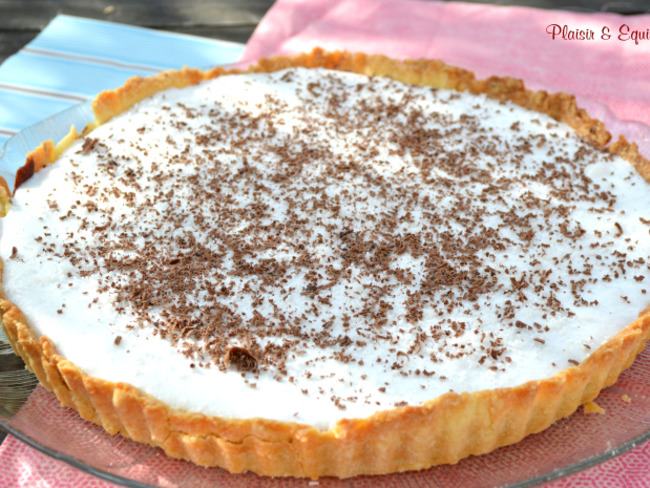 Tarte Au Chocolat Et Mousse A La Noix De Coco Recette Par