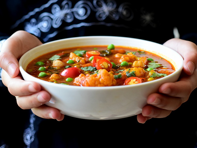 Curry indien végétarien, recette express - Recette par Mes inspirations