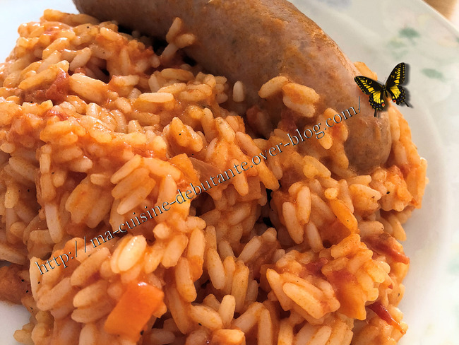 Riz A La Sauce Tomate Et Ses Saucisses De Toulouse Recette Par