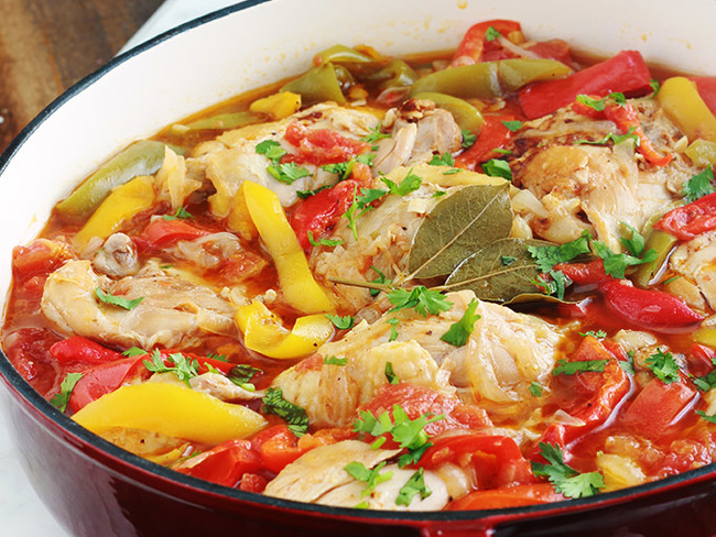 Recette Poulet Basquaise Facile Recette Par Cuisine Culinaire