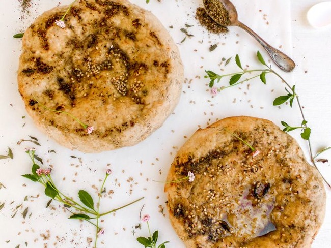 Galette libanaise au zaatar
