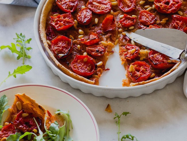Tarte Fine A L Oignon Et A La Tomate Recette Par Nina Crazy