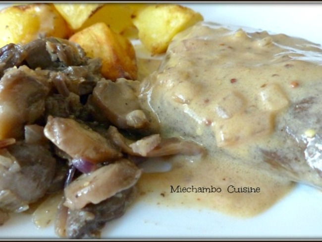 Cœur de veau à la moutarde - Recette par Miechambo Cuisine