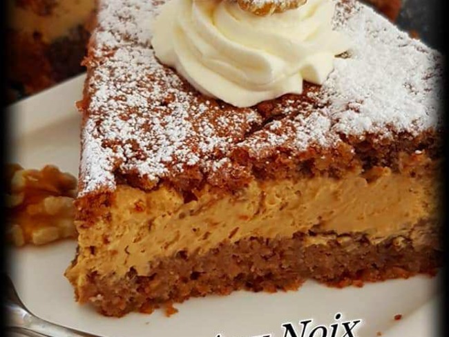 Gateau Aux Noix Et A La Creme De Mascarpone Recette Par Une