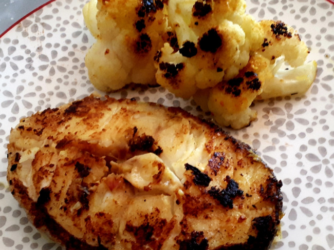 Chou Fleur Et Cabillaud Grilles Au Curry Recette Par La Bonne