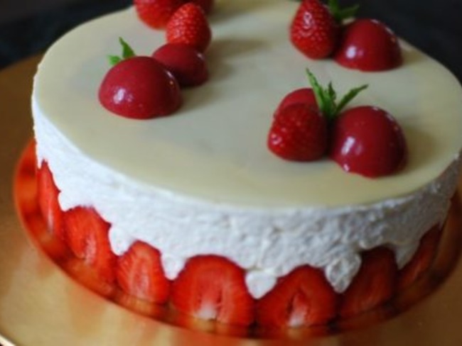 Fraisier Leger Et Parfume Recette Par La Cuisine Des 3 Soeurs