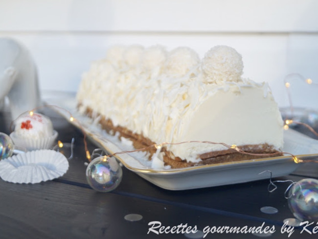 Buche Facon Raffaello Coco Noisettes Chocolat Blanc Recette Par