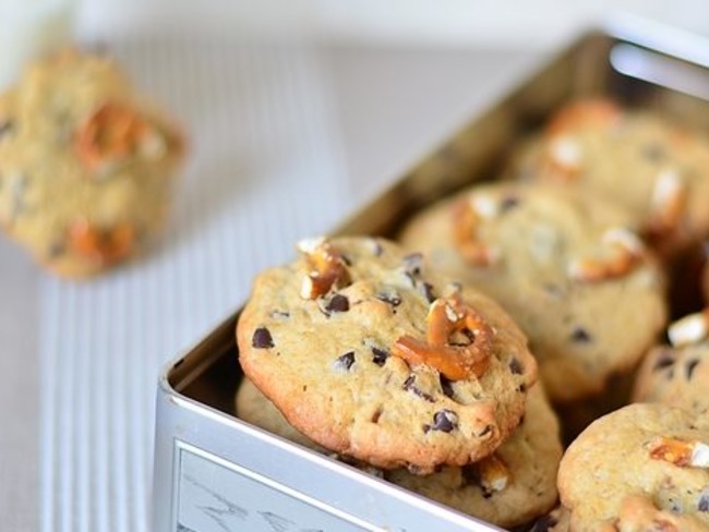 Cookies A La Banane Bretzel Et Chocolat Recette Par Do You Cake