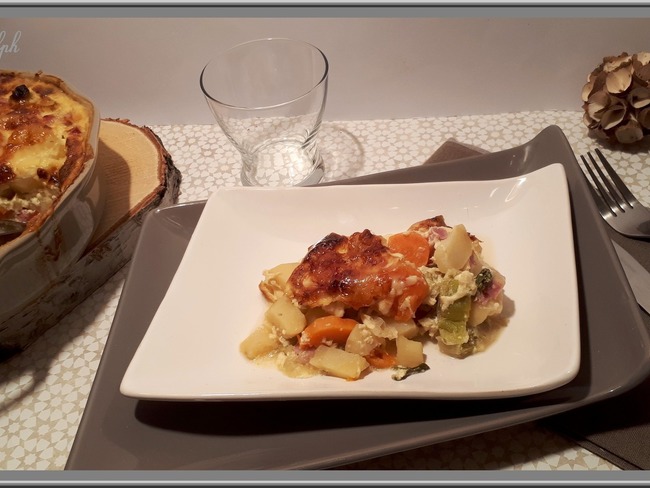 Gratin De Legumes D Hiver Au Jambon Recette Par Oh La Gourmande