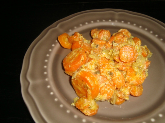Carottes A La Creme Recette Par Ca Ne Sent Pas Un Peu Le Brule La