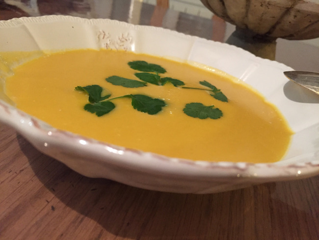 Soupe De Butternut Pomme Et Lait De Coco Recette Par