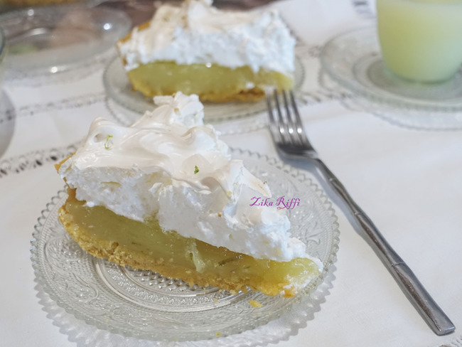 Tarte Au Citron Rustique A La Meringue Suisse Recette Par Zika