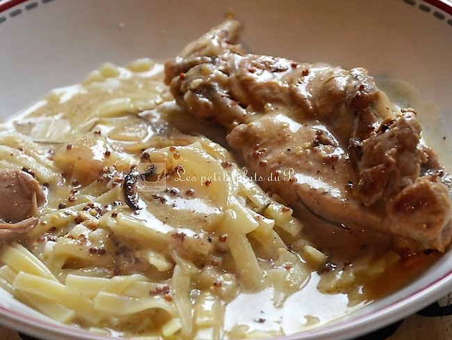 Cocotte De Lapin A La Moutarde A L Ancienne Recette Par Les