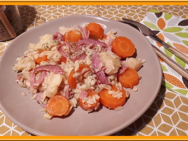 Ble Aux Carottes Panais Et Bacon Au Cookeo Recette Par Oh La