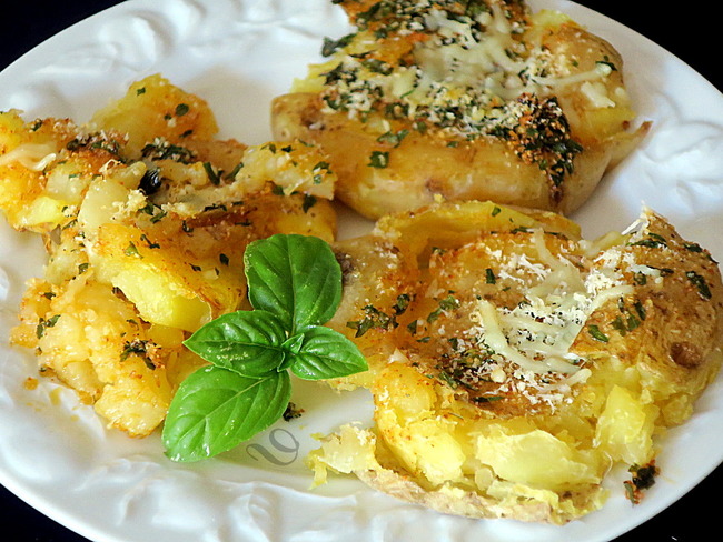 Ecrase De Pommes De Terre Au Parmesan Recette Par Du Pain Sur La