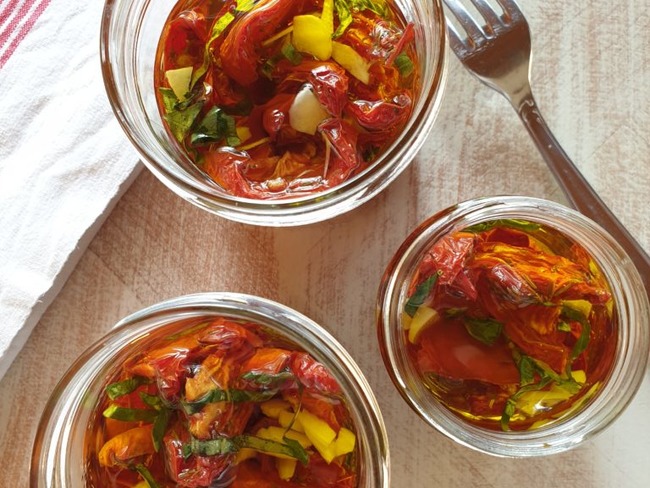 Tomates séchées à l’huile d’olive - Recette par Papilles à l'affut
