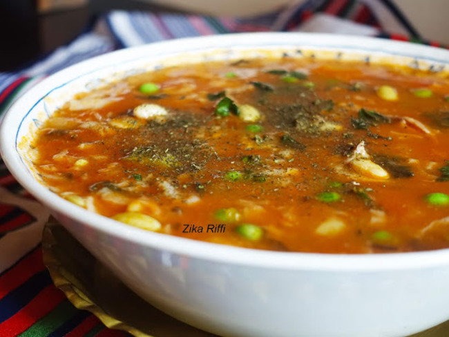 Mkatfa Authentique Soupe Algeroise Recette Par Zika