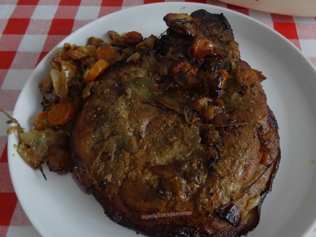 Rouelle De Porc Confite Au Four Recette Par Auxdelicesdemanue