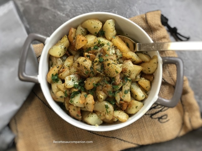 Topinambours Sautes A L Ail Et Au Persil Pour Accompagner Viande