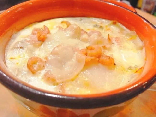 Cassolette De St Jacques Et Lotte Au Safran