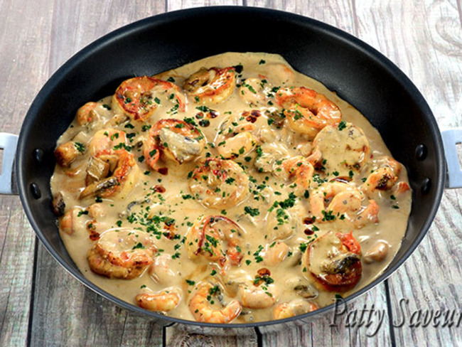 crevettes à l’ail et lait de coco – crevettes au lait de coco – Mcascidos