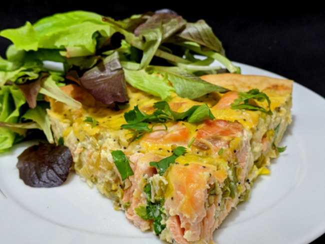 Tarte Aux Poireaux Et Saumon Frais Recette Par Nadji