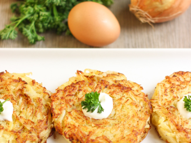 Rösti maison ou galettes de pommes de terre - Recette par Elle mijote