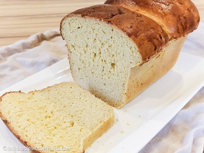 Brioche au levain maison sans gluten, sans lactose ou sans lait, sans