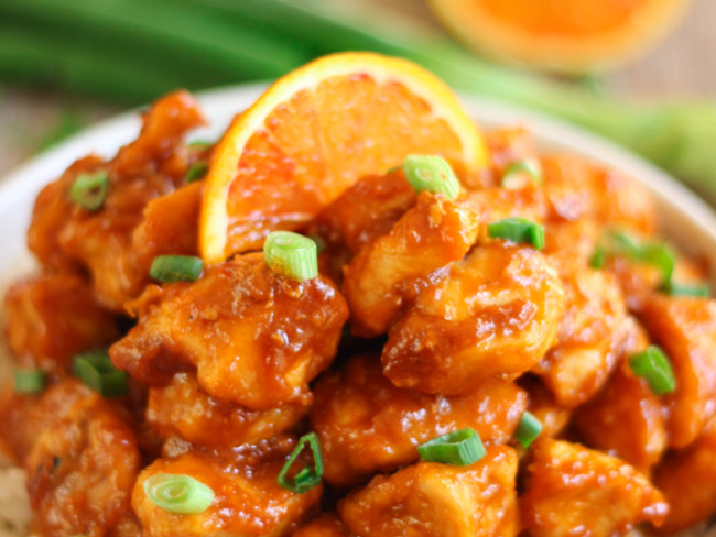 Poulet A L Orange A La Chinoise Recette Par Elle Mijote Quelque