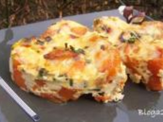 Gratins à la Patate Douce et Courge Muscade - Recette par ...