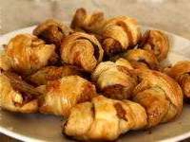 minis croissants apéritifs - recette des minis croissants apéritif