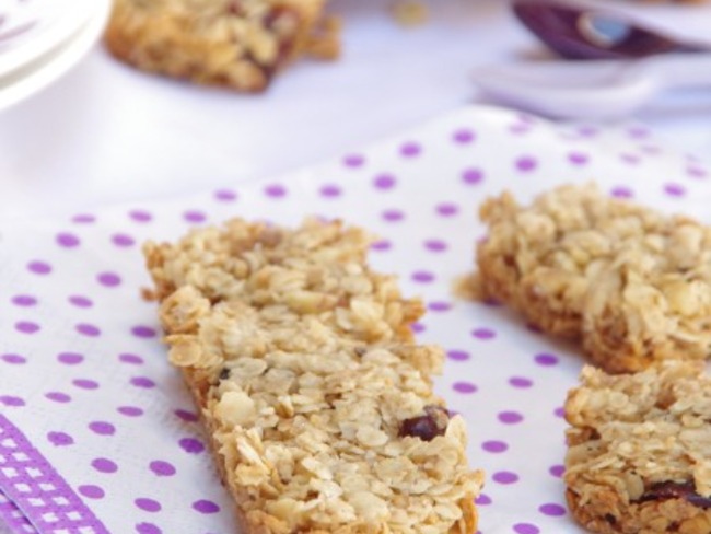 Barres De Cereales Aux Cranberries Et Aux Noix Recette Par Le
