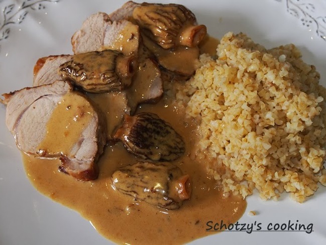 Filet Mignon De Porc Aux Morilles