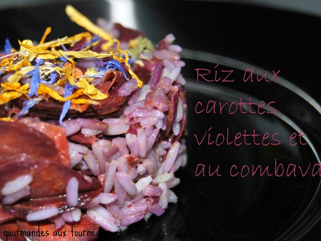 Riz Aux Carottes Violettes Et Au Combava - 