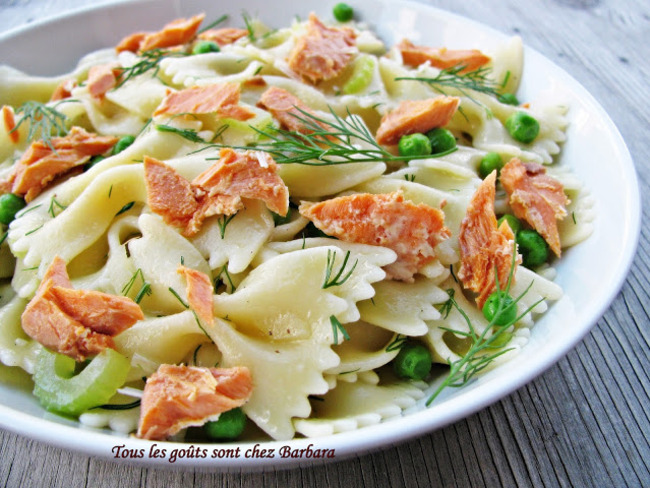 Salade De Pâtes Au Saumon Sockeye Et à Laneth