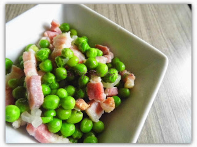 Petits Pois Au Lard Recette Par Les P Tits Trucs D Une Mam S