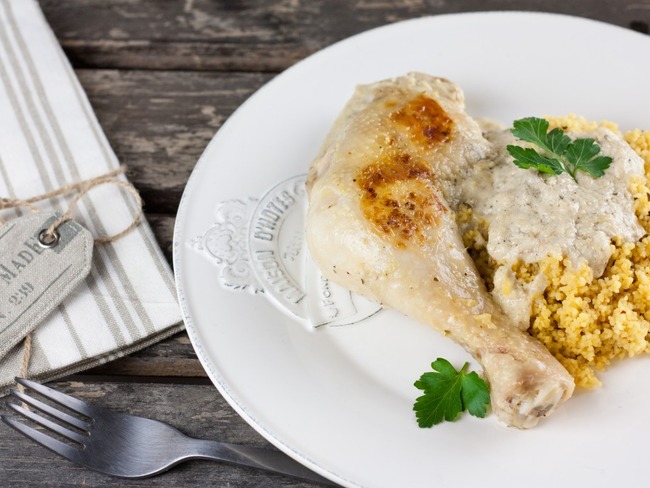 Poulet Au Lait De Coco Et Gingembre Frais