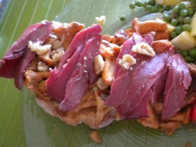 Tartine D Automne Girolles Et Magret De Canard Recette Par