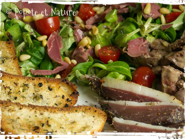 Salade Périgourdine Foie Gras Et Magret