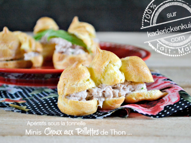 Minis Choux Aux Rillettes De Thon Legere Recette Par Kaderick