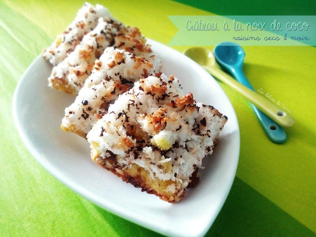 Gâteau à La Noix De Coco Et Aux Fruits Secs