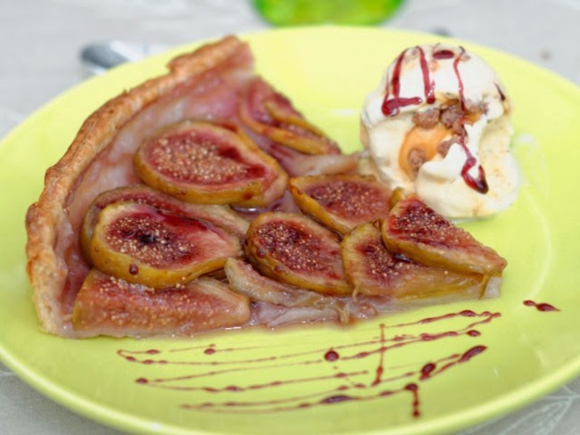 Tarte Fine Aux Figues Caramel Au Vin Rouge Recette Par Ma