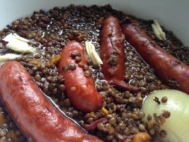Saucisses Lentilles Recette Par Papa En Cuisine