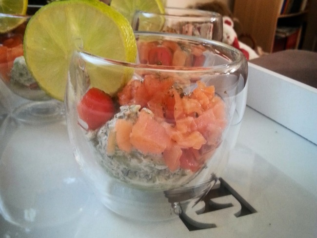 Verrines Concombre Philadephia Et Saumon Recette Par Mimi Pinson