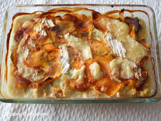 Gratin De Patates Douces Butternut Et Bleue D Artois Au Poulet