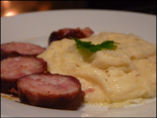 Saucisse De Morteau Rotie Et Puree De Pdt Au Comte Recette Par