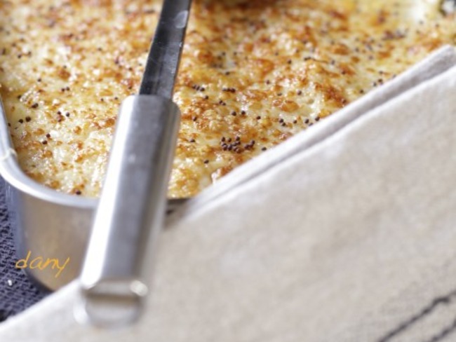 Gratin De Poisson Au Chou Fleur Et Graines De Moutarde Recette