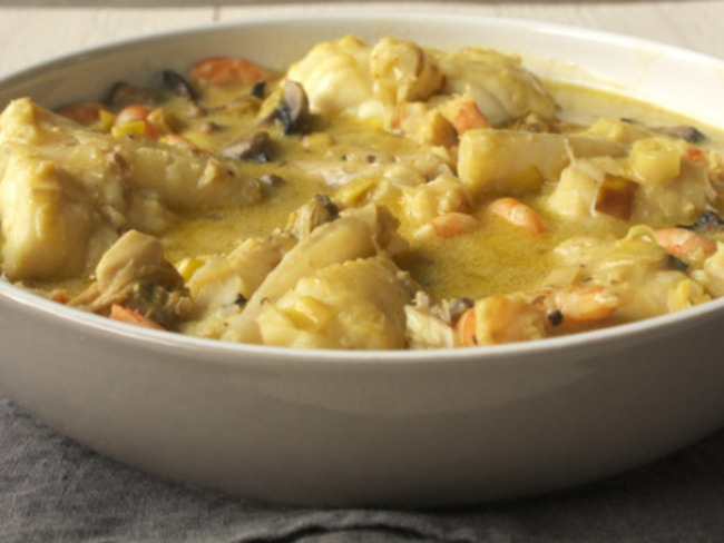 Blanquette de lotte au safran - Recette par Les filles, à table