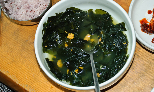 Soupe d'algues