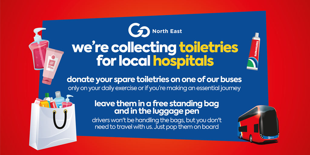 Toiletries for local hospitals and the NHS